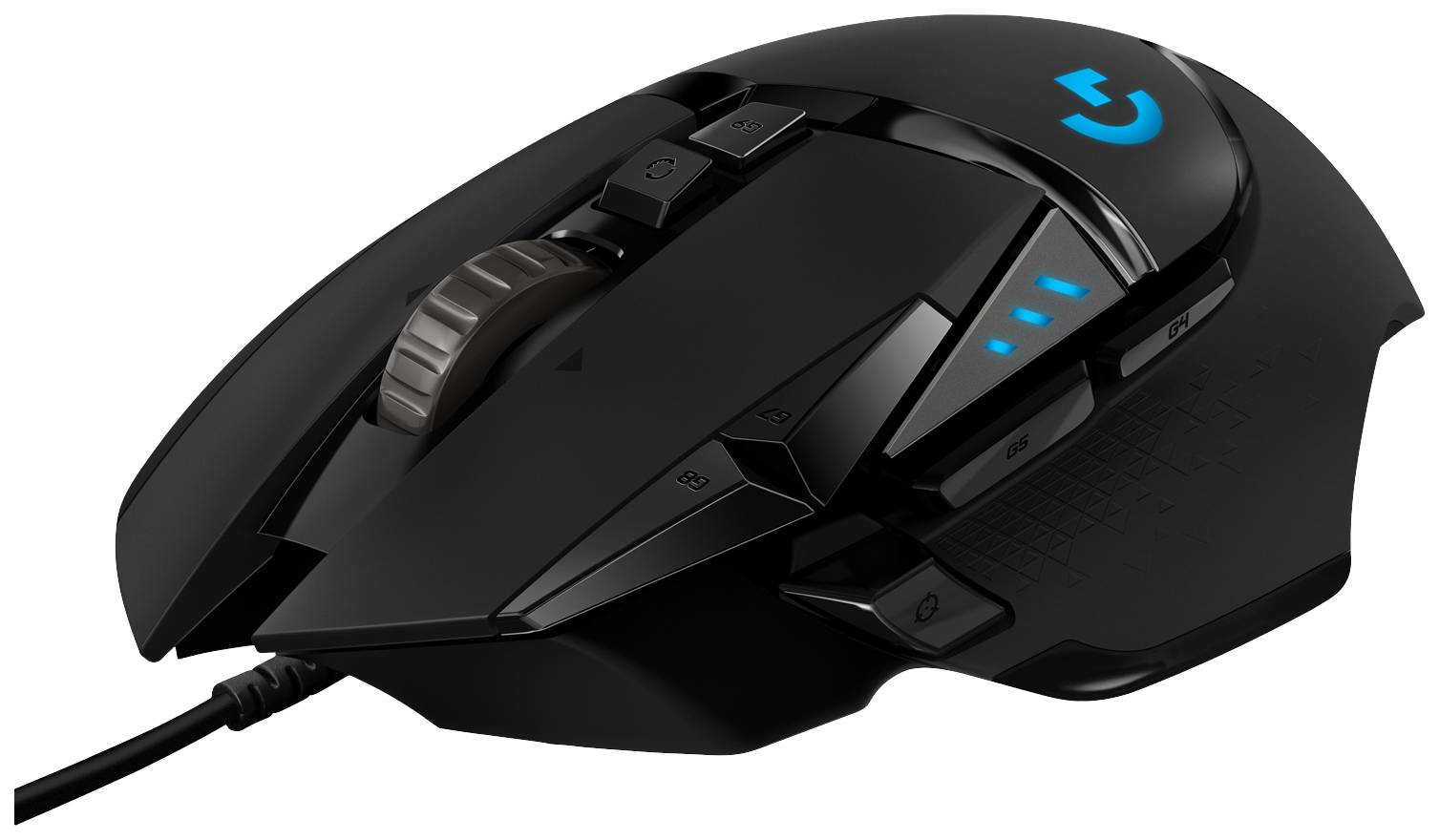 image-9191.jpg Logitech G502 Hero Gaming-Maus USB Optisch Schwarz 11 Tasten 16000 dpi Beleuchtet, Integrierter Profilspeicher, Gewichts – Bild 1