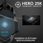 Logitech G502 Hero Gaming-Maus USB Optisch Schwarz 11 Tasten 16000 dpi Beleuchtet, Integrierter Profilspeicher, Gewichts – Bild 3