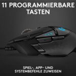 Logitech G502 Hero Gaming-Maus USB Optisch Schwarz 11 Tasten 16000 dpi Beleuchtet, Integrierter Profilspeicher, Gewichts – Bild 5