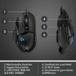 Logitech G502 Hero Gaming-Maus USB Optisch Schwarz 11 Tasten 16000 dpi Beleuchtet, Integrierter Profilspeicher, Gewichts – Bild 6