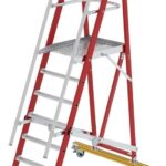 MUNK Günzburger Steigtechnik 036327 GFK/Alu Plattformleiter Arbeitshöhe (max.): 3.60 cm