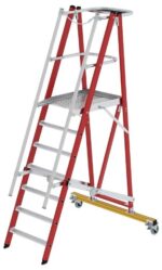 MUNK Günzburger Steigtechnik 036327 GFK/Alu Plattformleiter Arbeitshöhe (max.): 3.60 cm