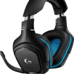 Logitech Gaming G432 Over Ear Headset kabelgebunden 7.1 Surround Schwarz, Blau Lautstärkeregelung, Mikrofon-Stummschaltu