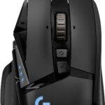 Logitech Gaming G502 HERO Gaming-Maus USB Optisch Schwarz 11 Tasten 25600 dpi Beleuchtet, Gewichts-Tuning, Integrierter