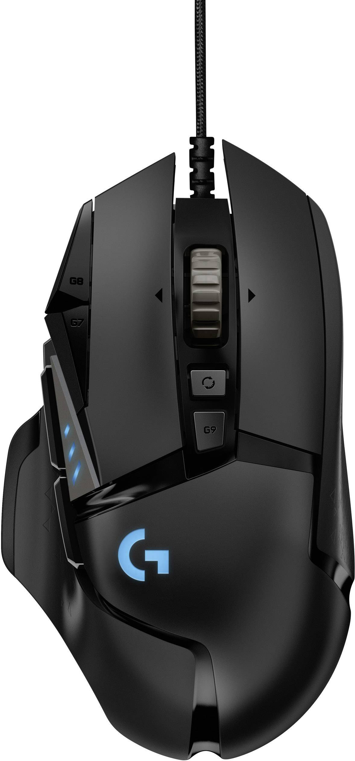 image-9258.jpg Logitech Gaming G502 HERO Gaming-Maus USB Optisch Schwarz 11 Tasten 25600 dpi Beleuchtet, Gewichts-Tuning, Integrierter – Bild 1