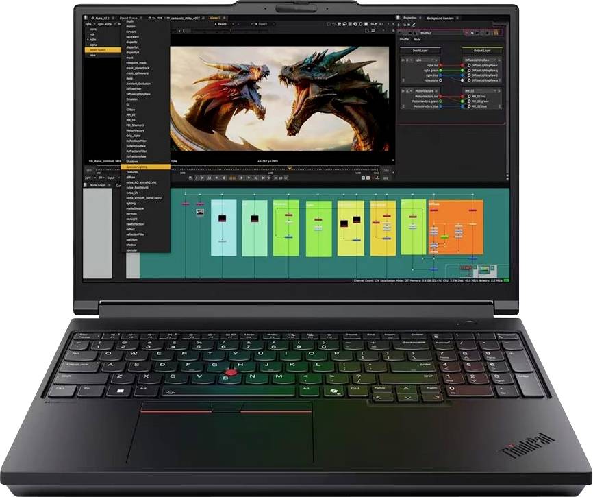 image-926.jpg Lenovo Notebook ThinkPad P16 40.6 cm (16 Zoll) WUXGA Intel® Core™ Ultra 7 (Series 2) 255HX 32 GB RAM 1 TB SSD Deutsch, Q – Bild 1
