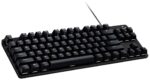 Logitech G413 TKL SE USB Gaming-Tastatur Deutsch, QWERTZ Schwarz Beleuchtet, Spritzwassergeschützt