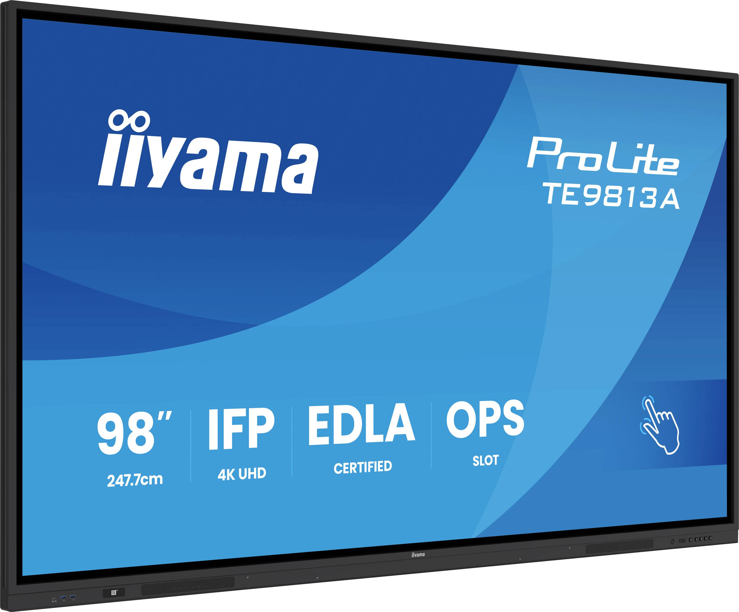 image-940.jpg Iiyama iiyama ProLite TE9813A-B2AG - 249 cm (98") Diagonalklasse (247.6 cm (97.5") Digital Signage Display EEK: G (A - G – Bild 1