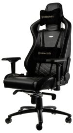 Noblechairs noblechairs EPIC Gaming Stuhl - schwarz/gold Gaming-Stuhl Mehrfarbig