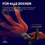 Trust GXT714 RUYA Gaming-Stuhl Schwarz/Rot – Bild 10
