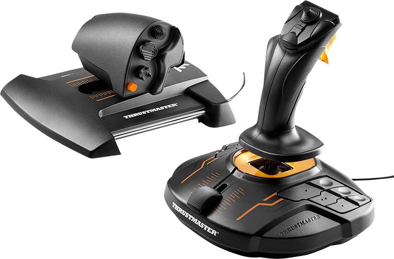 image-9535.jpg Thrustmaster T16000M FCS HOTAS Joystick USB PC Schwarz inkl. Schieberegler – Bild 1