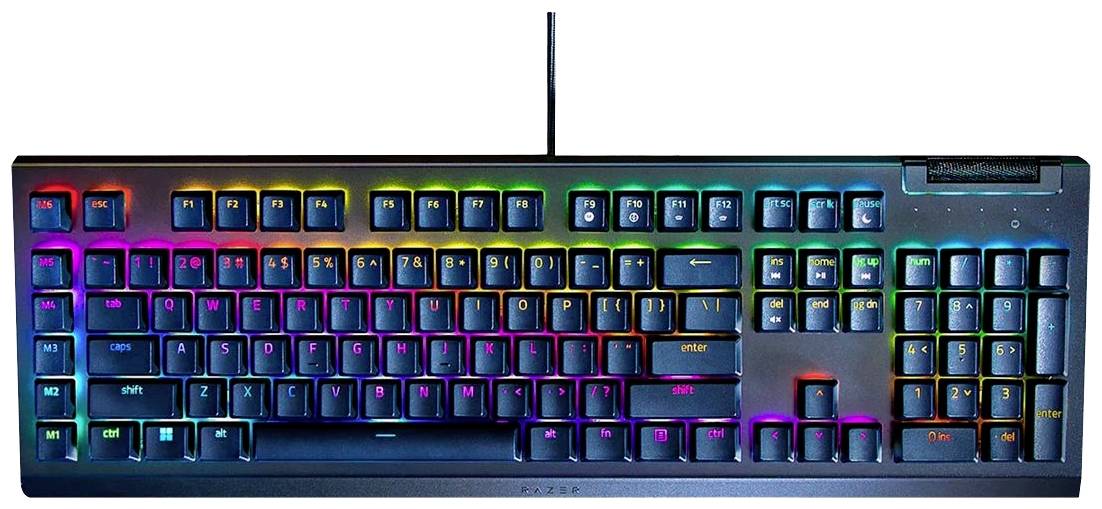 image-9668.jpg RAZER BlackWidow V4 X Green Switch Kabelgebunden Gaming-Tastatur Deutsch, QWERTZ Schwarz Beleuchtet – Bild 1