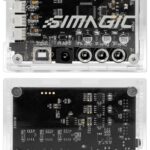 SIMAGIC S436 Haptik-Feedback-Kontrollbox USB-B PC Schwarz, Transparent