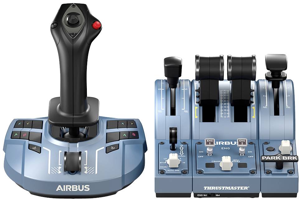 image-9749.jpg Thrustmaster TCA Captain X Airbus Edition Flugsimulator-Joystick Kopfhörer (3.5 mm Klinke), USB-A, USB-C® PC, Xbox One, – Bild 1