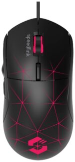 SpeedLink CORAX Gaming-Maus USB Optisch Schwarz 5 Tasten 3200 dpi Beleuchtet, Integriertes Scrollrad