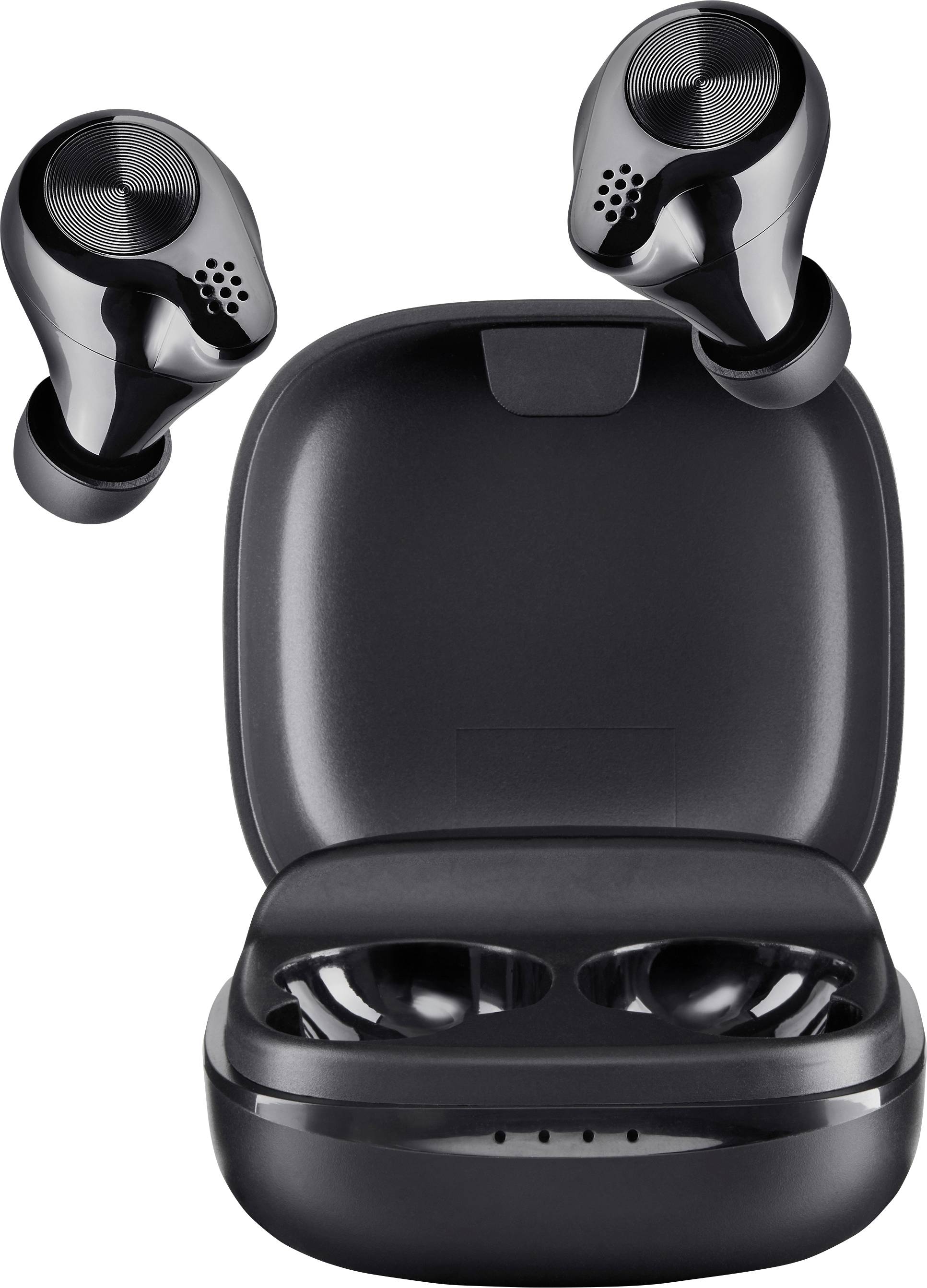 image-9808.jpg Intenso Buds Micro T200 black In Ear Kopfhörer Bluetooth® Schwarz Touch-Steuerung Gaming – Bild 1