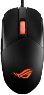 Asus ROG STRIX IMPACT III Gaming-Maus USB Optisch Schwarz 6 Tasten 12000 dpi Beleuchtet, Ergonomisch