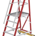 MUNK Günzburger Steigtechnik  036325 GFK/Alu Plattformleiter  Arbeitshöhe (max.): 3.15 cm